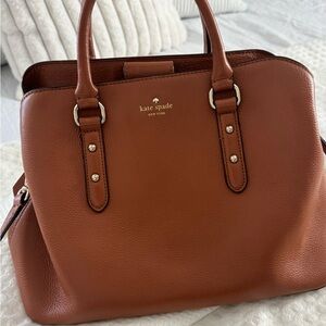 Kate Spade Tan Leather Satchel